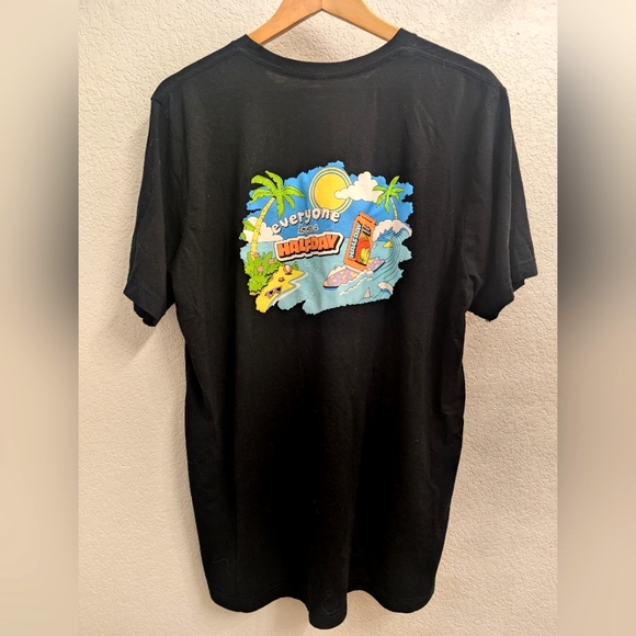 Halfday Brand Black Summer Short Sleeve T-Shirt - Picture 2 of 2